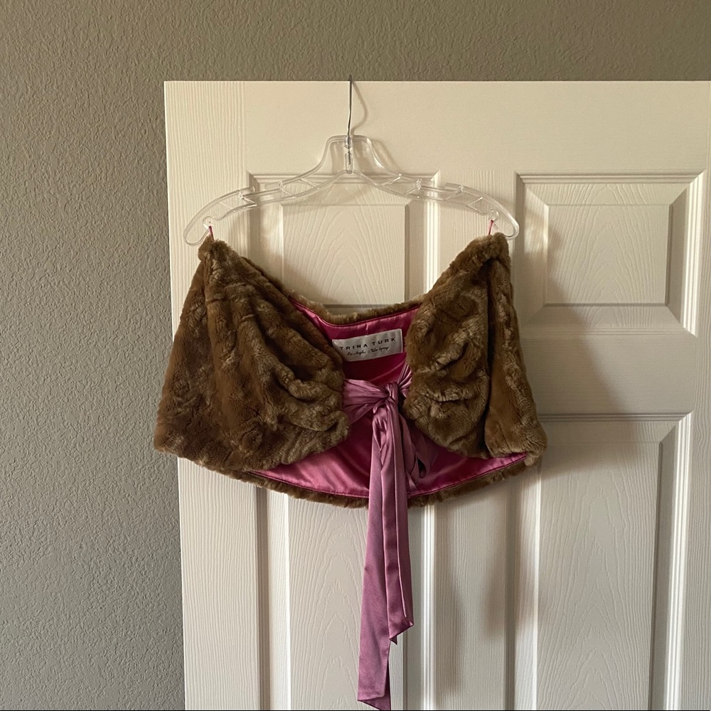 Trina Turk Faux Fur Stole